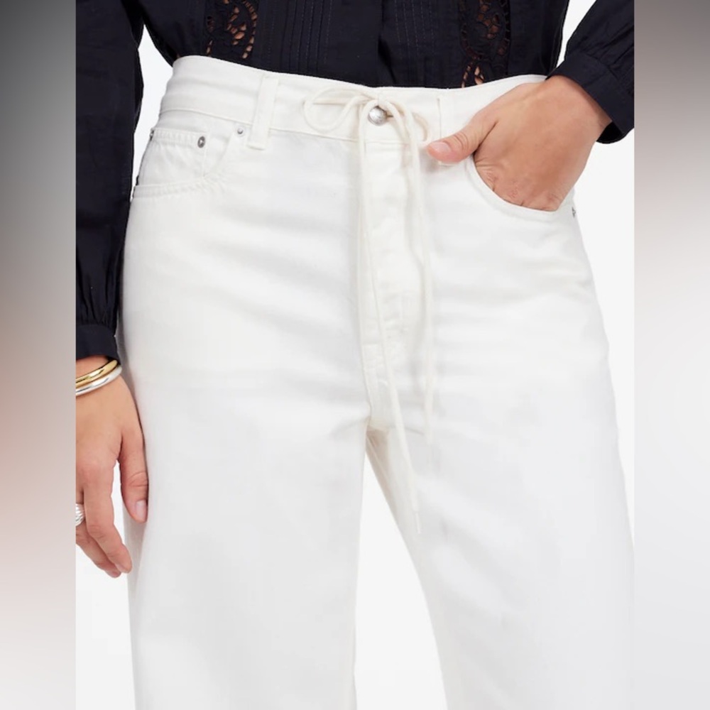 Madewell Low-Slung Baggy Jean Airy Denim
NU020 ivory wide leg coastal classic - Picture 9 of 16